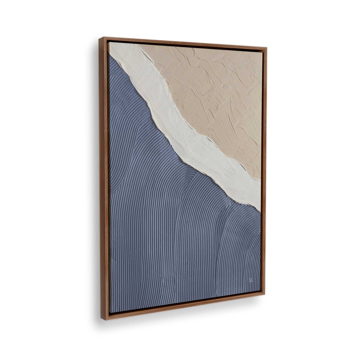 [Color:Walnut], Picture of the corner of the art