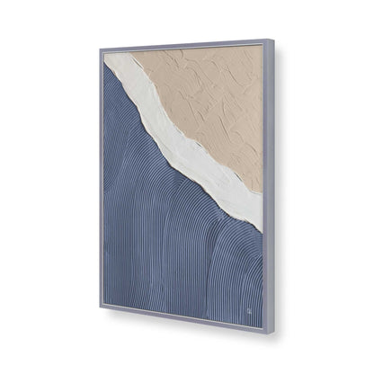 [Color:Polished Chrome], Picture of art in a Polished Chrome frame of the corner