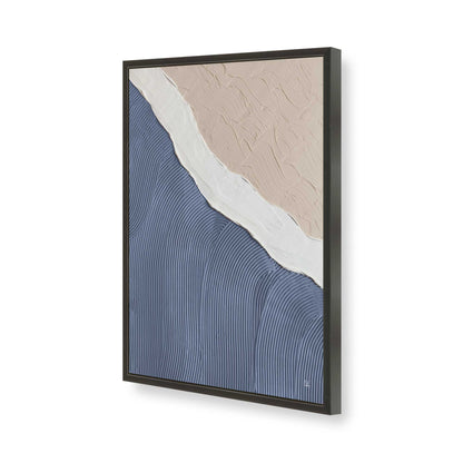 [Color:Satin Black], Picture of art in a Satin Black frame of the corner