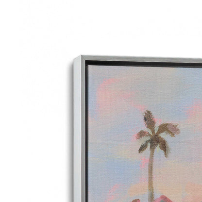 [Color:Polished Chrome], Picture of art in a Polished Chrome frame at an angle
