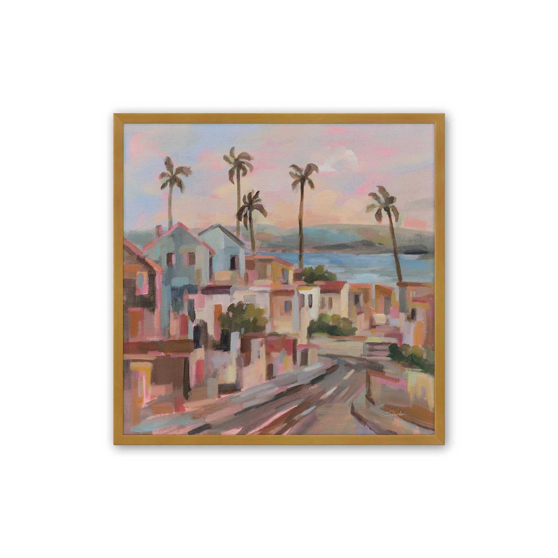 [Color:Polished Gold], Picture of art in a Polished Gold frame