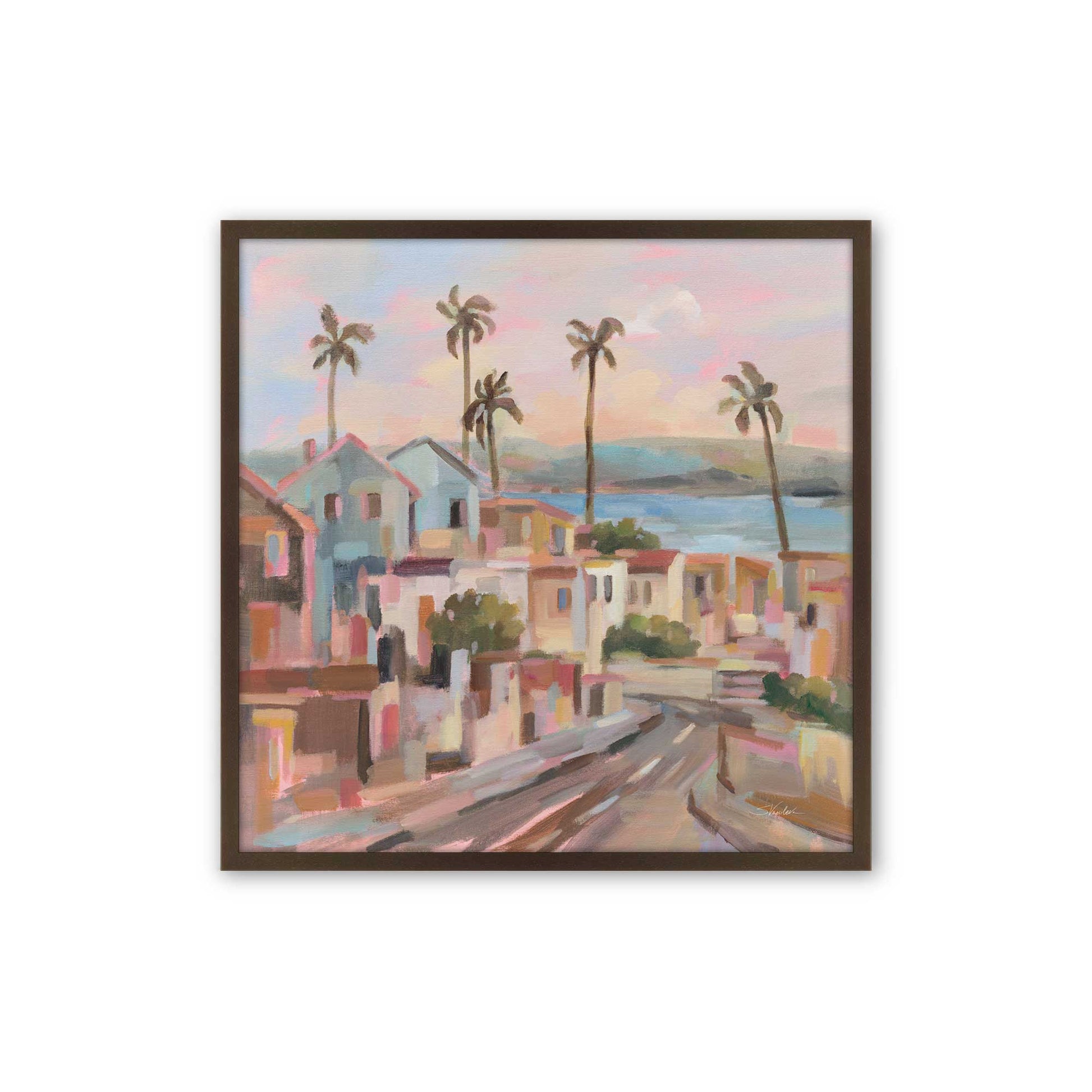 [Color:Espresso], Picture of art in a Espresso frame
