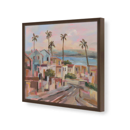 [Color:Espresso], Picture of art in a Espresso frame of the corner