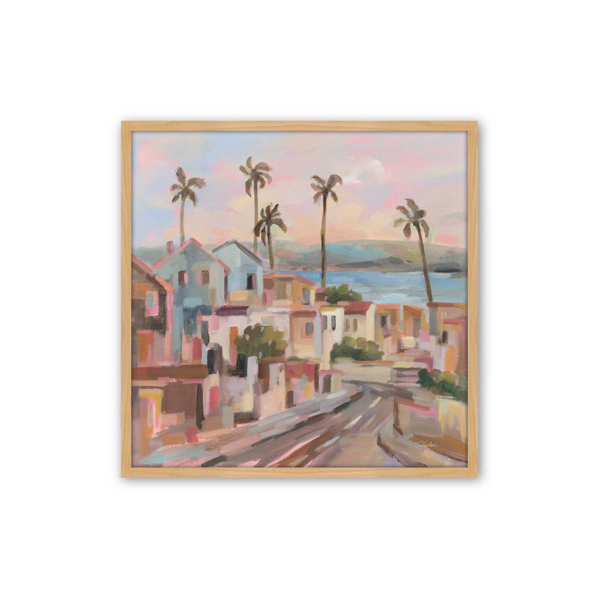 [Color:American Maple], Picture of art in a American Maple frame