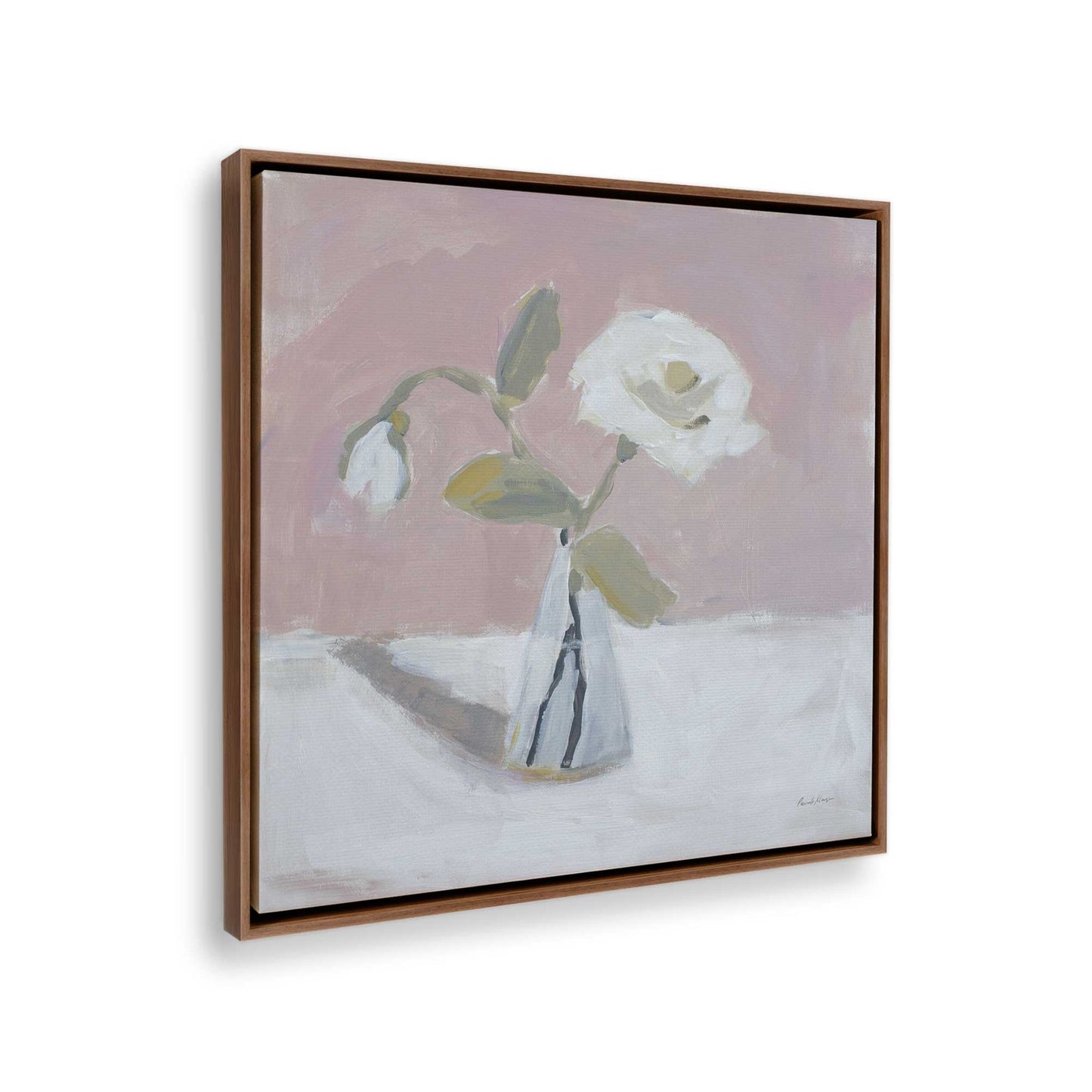 [Color:Walnut], Picture of the corner of the art