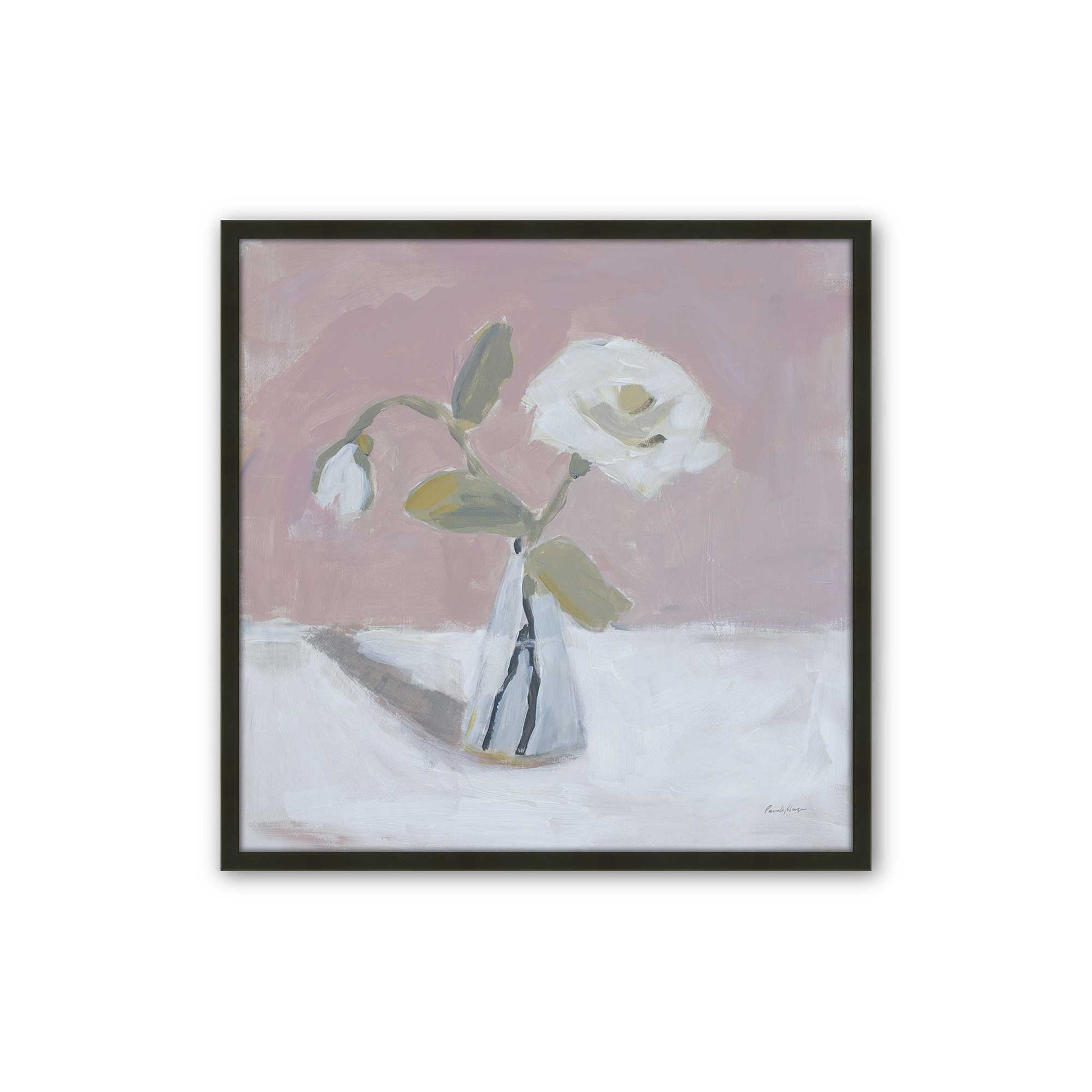 [Color:Satin Black], Picture of art in a Satin Black frame