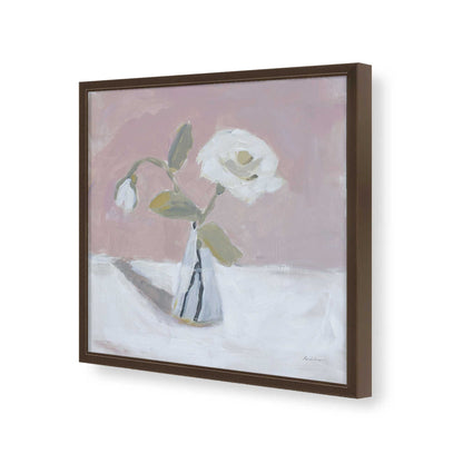 [Color:Espresso], Picture of art in a Espresso frame of the corner