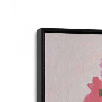 [Color:Satin Black], Picture of art in a Satin Black frame at an angle