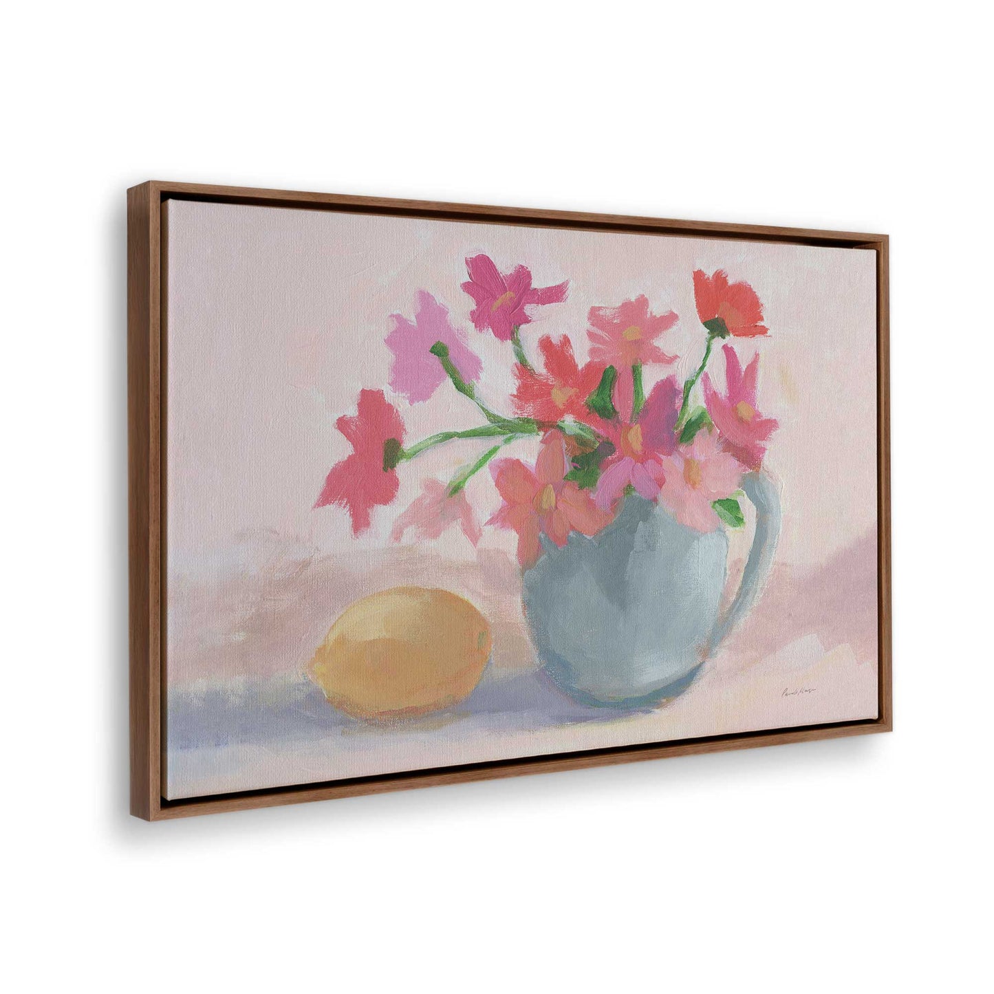 [Color:Walnut], Picture of the corner of the art