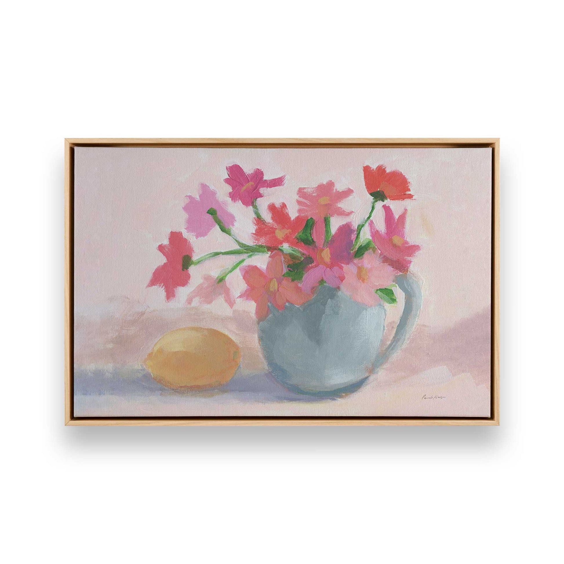 [Color:American Maple], Picture of art in a American Maple frame