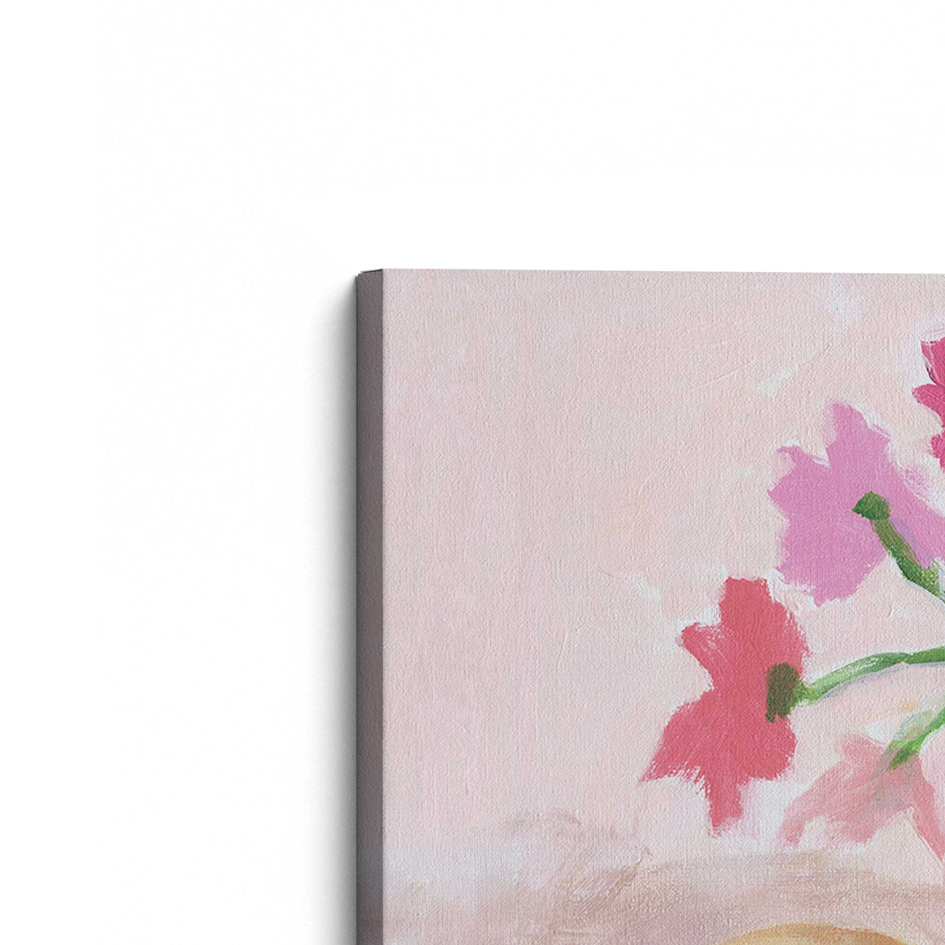[Color:Stretched Canvas], Picture of the corner of the art
