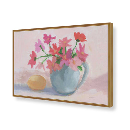 [Color:Polished Gold], Picture of art in a Polished Gold frame of the corner