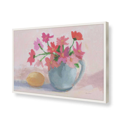 [Color:Opaque White], Picture of art in a Opaque White frame of the corner