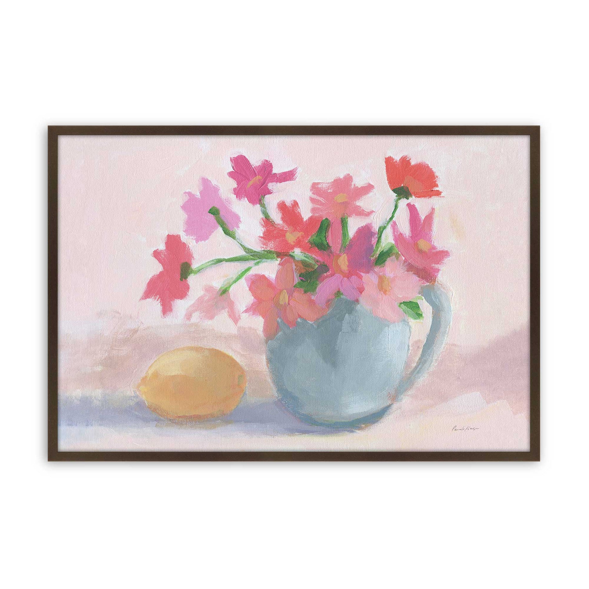 [Color:Belvinder Brown], Picture of art in a Belvinder Brown frame