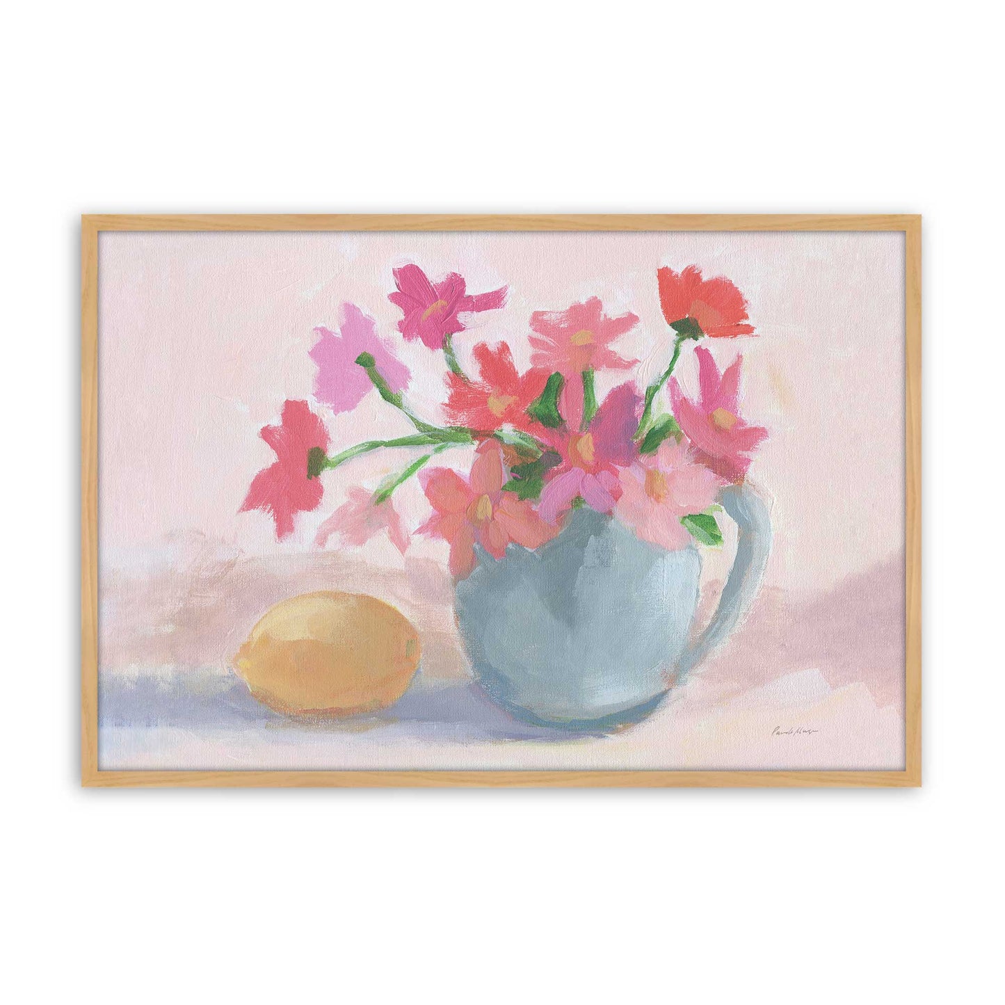 [Color:American Maple], Picture of art in a American Maple frame