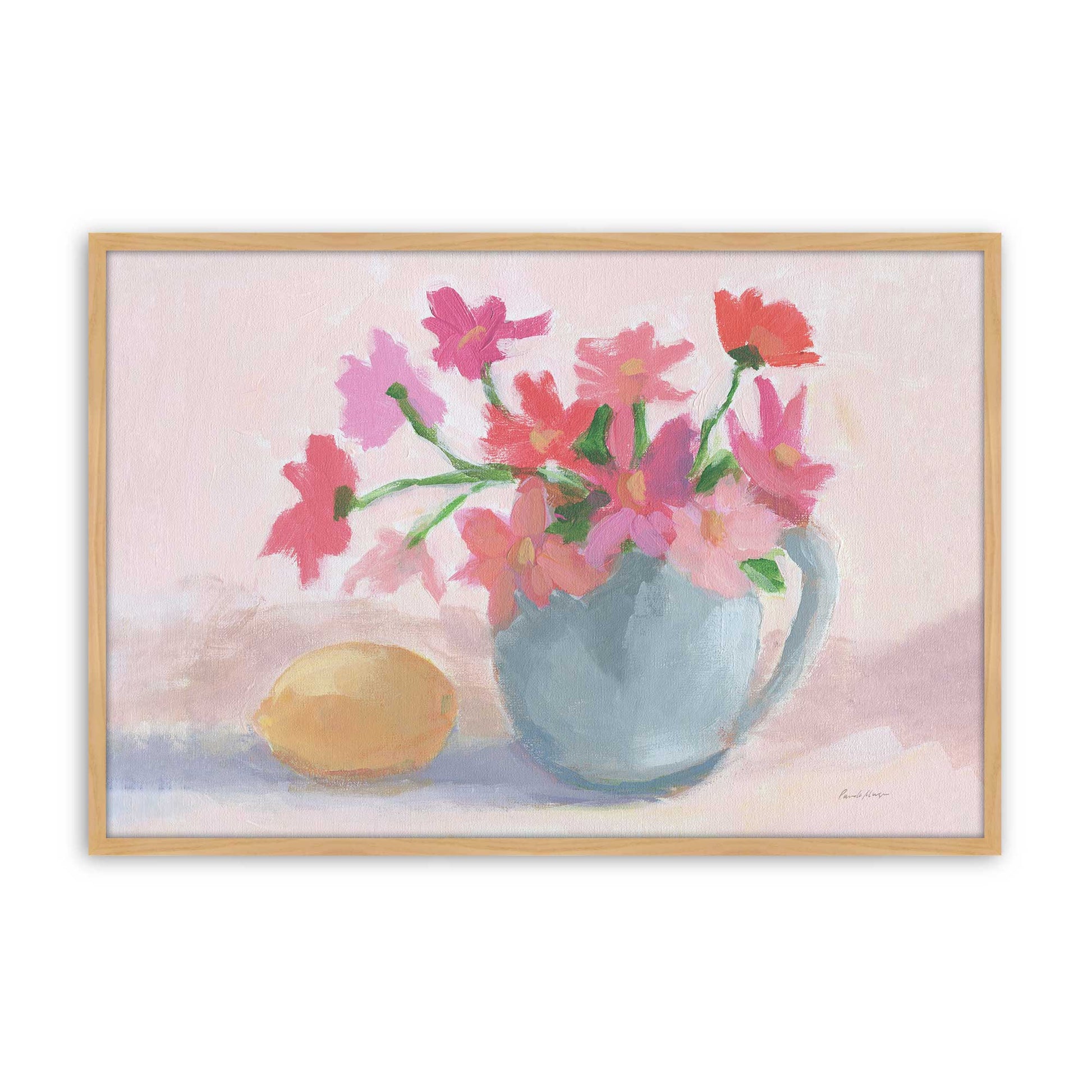 [Color:American Maple], Picture of art in a American Maple frame