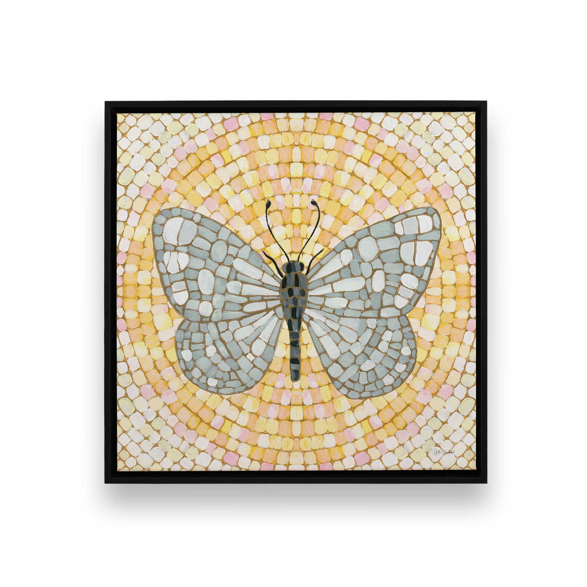 [Color:Satin Black], Picture of art in a Satin Black frame