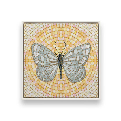 [Color:Opaque White], Picture of art in a White frame