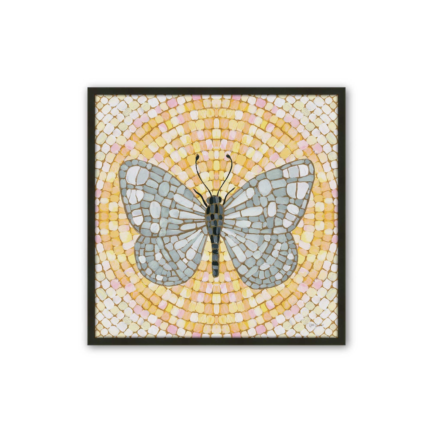 [Color:Satin Black], Picture of art in a Satin Black frame