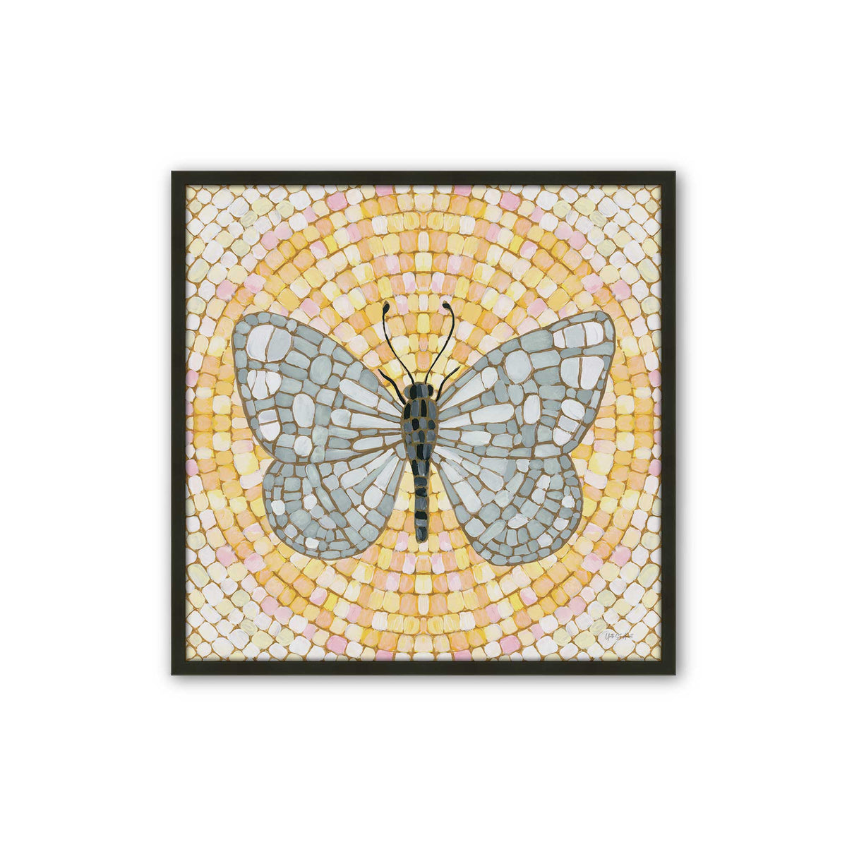 [Color:Satin Black], Picture of art in a Satin Black frame