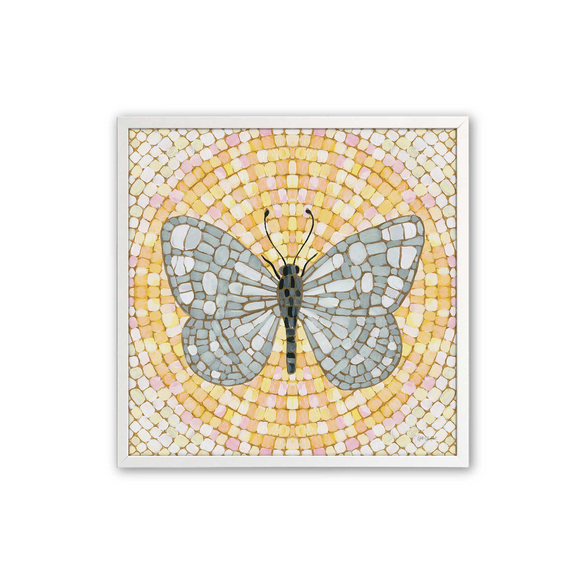 [Color:Opaque White], Picture of art in an Opaque White frame