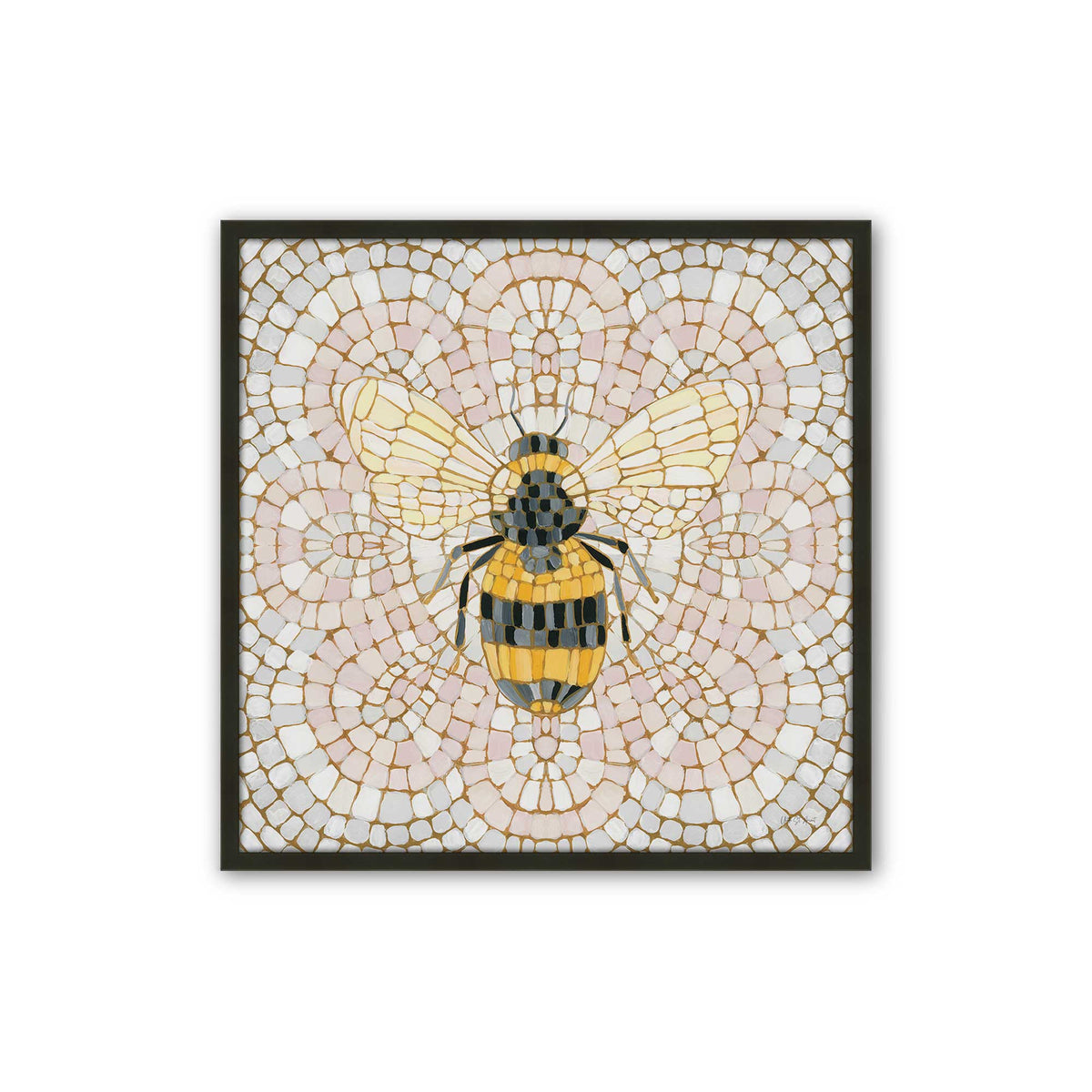 [Color:Satin Black], Picture of art in a Satin Black frame
