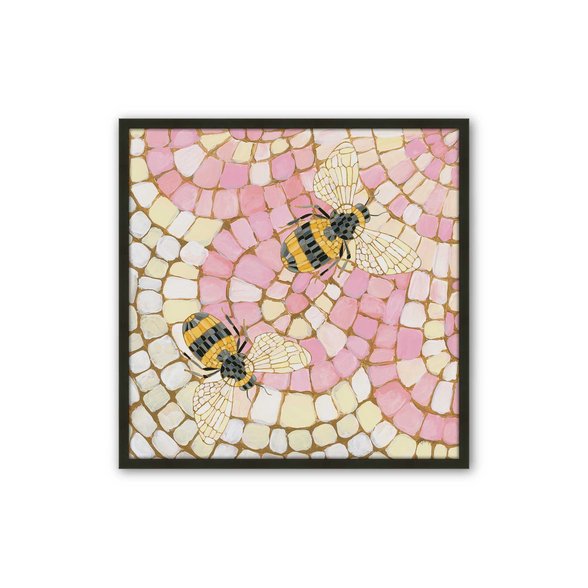 [Color:Satin Black], Picture of art in a Satin Black frame