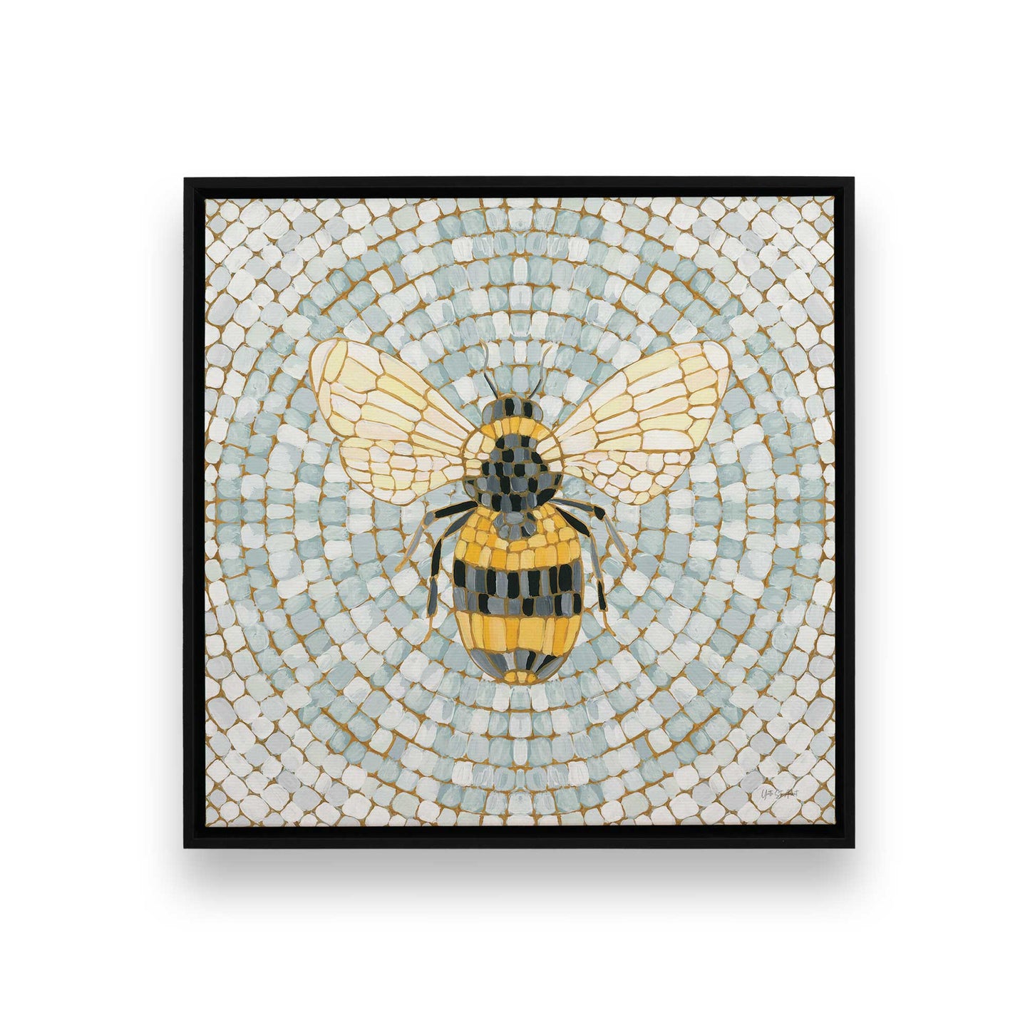 [Color:Satin Black], Picture of art in a Satin Black frame