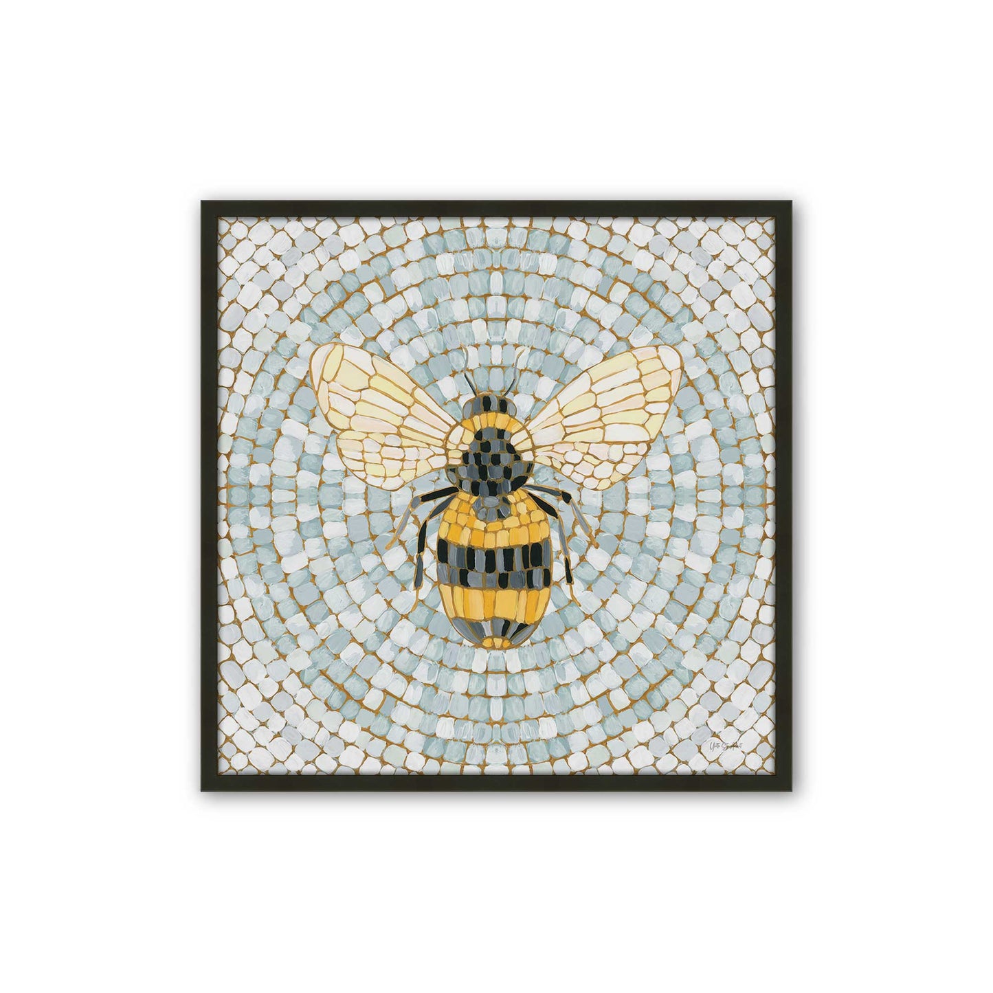 [Color:Satin Black], Picture of art in a Satin Black frame