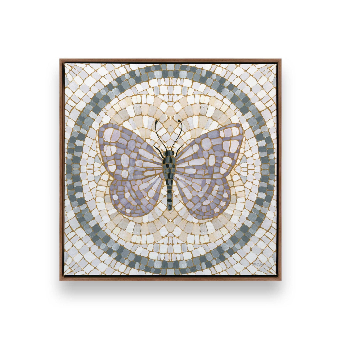 [Color:Walnut], Picture of art in a Walnut frame