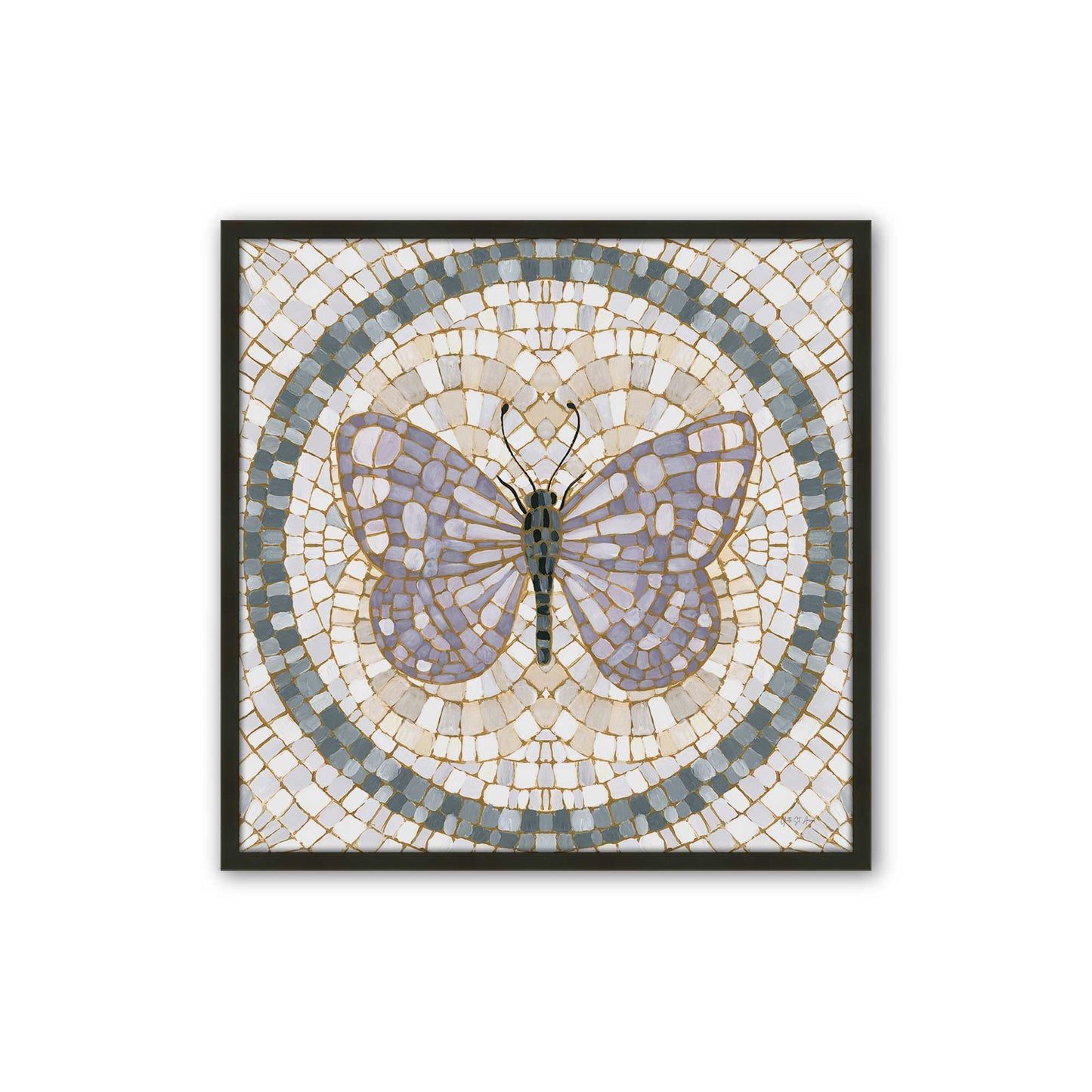 [Color:Satin Black], Picture of art in a Satin Black frame