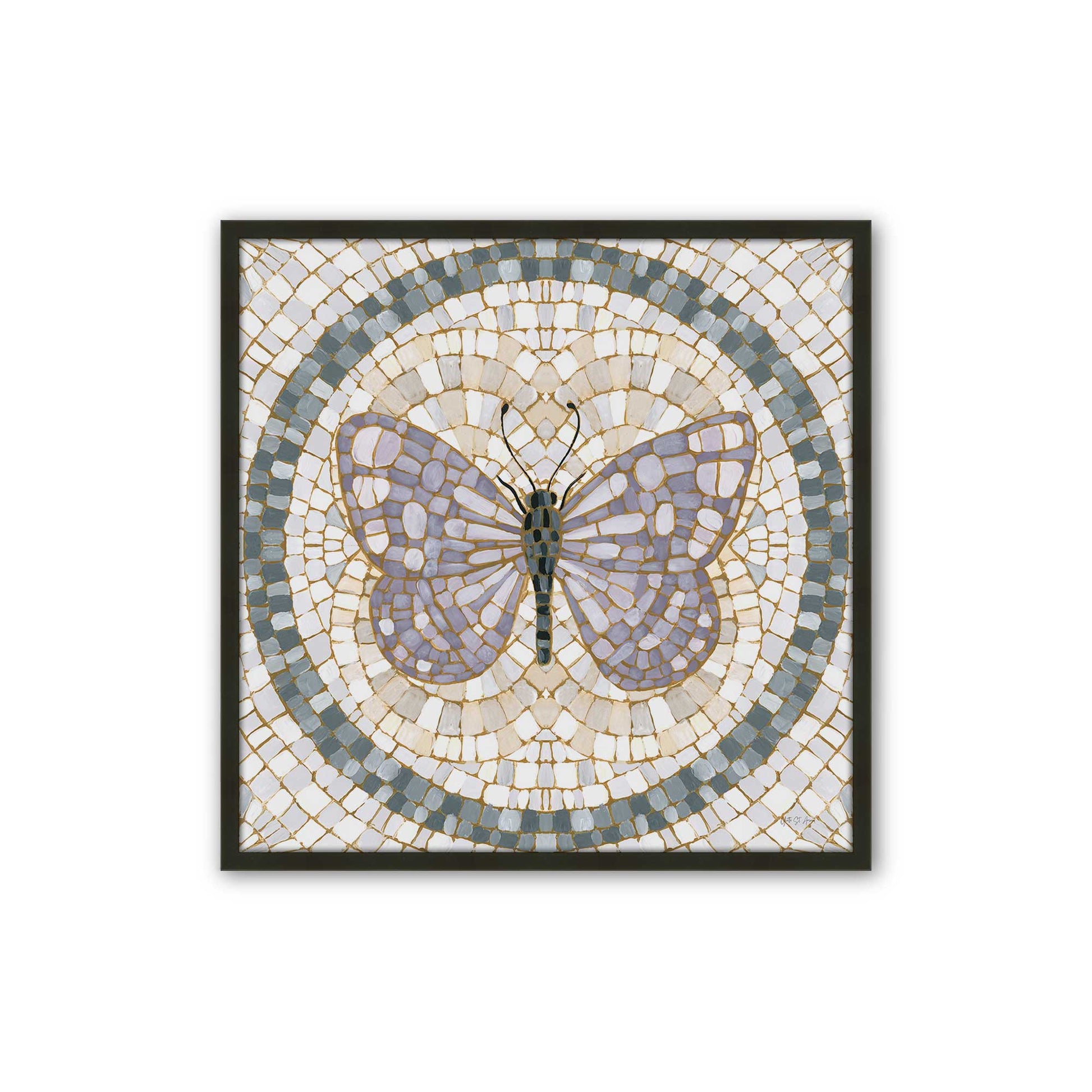 [Color:Satin Black], Picture of art in a Satin Black frame