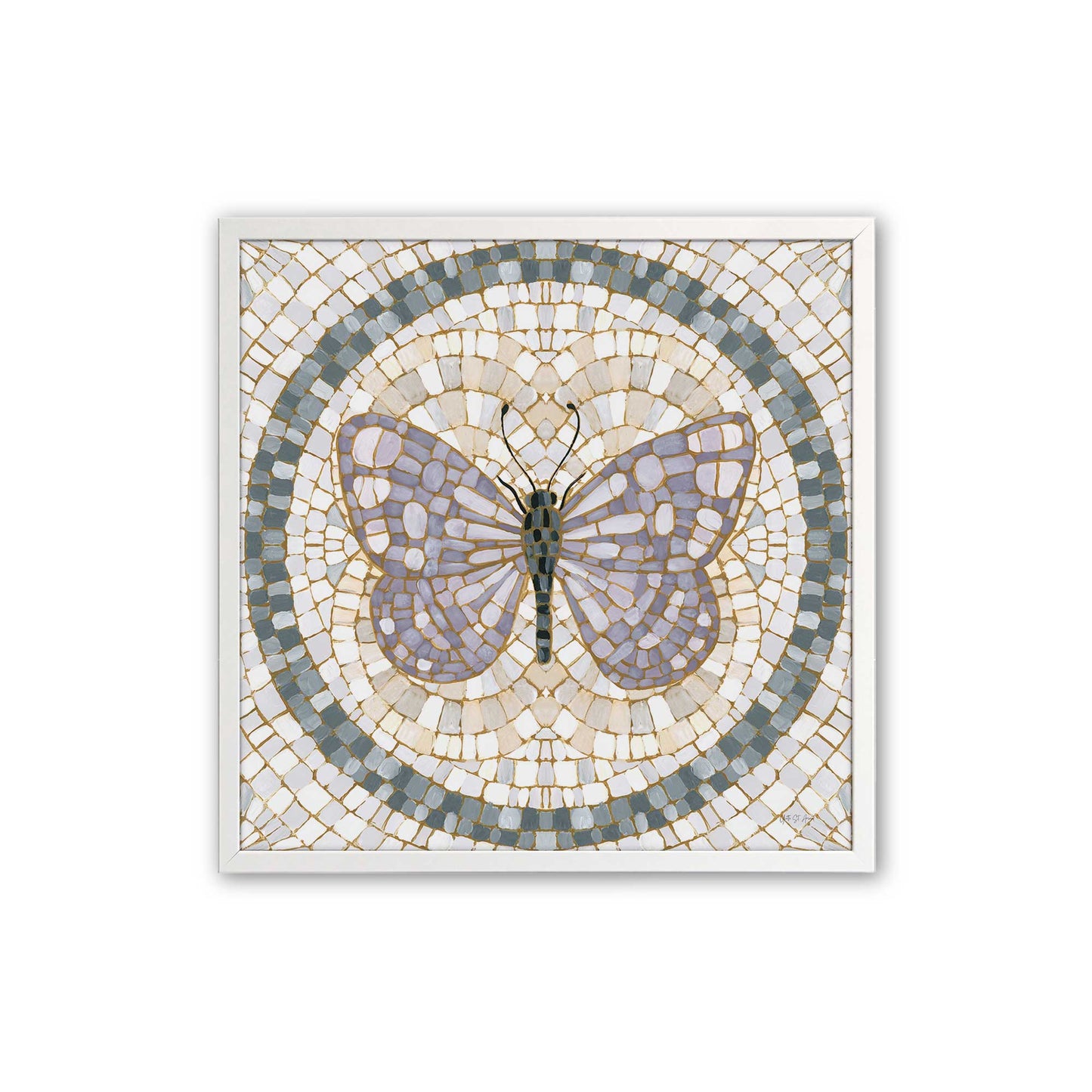 [Color:Opaque White], Picture of art in an Opaque White frame