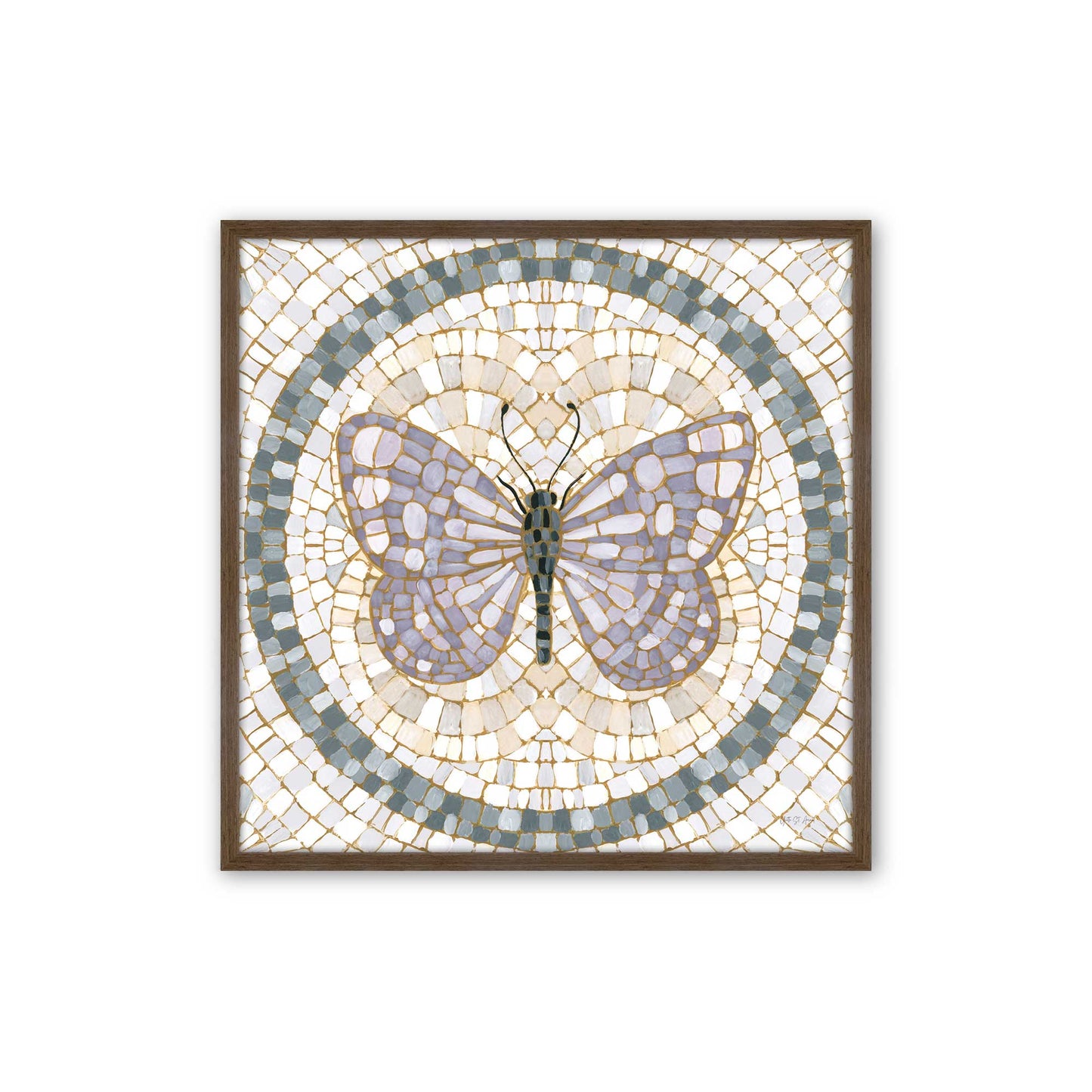 [Color:Walnut], Picture of art in a Walnut frame