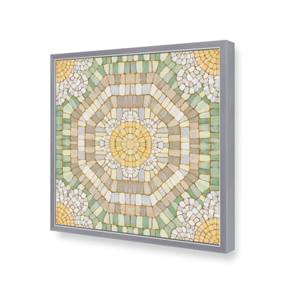 [Color:Polished Chrome], Picture of art in a Polished Chrome frame of the corner