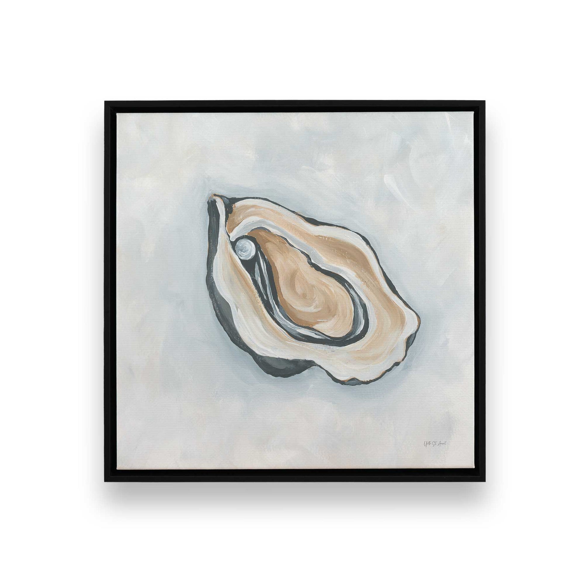 [Color:Satin Black], Picture of art in a Satin Black frame