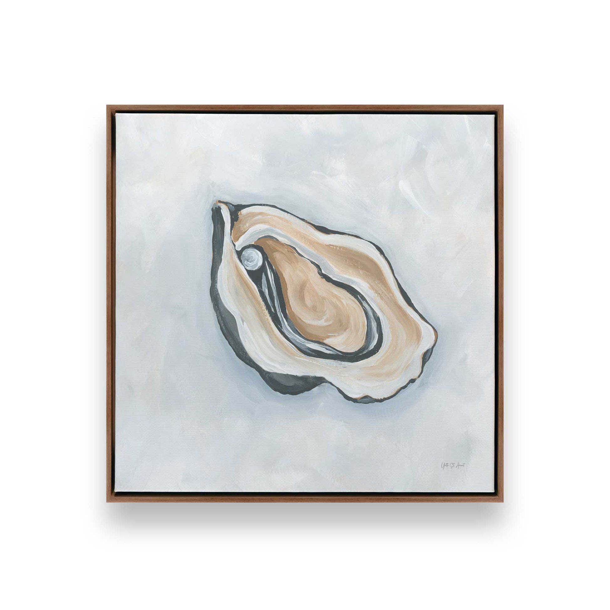 [Color:Walnut], Picture of art in a Walnut frame