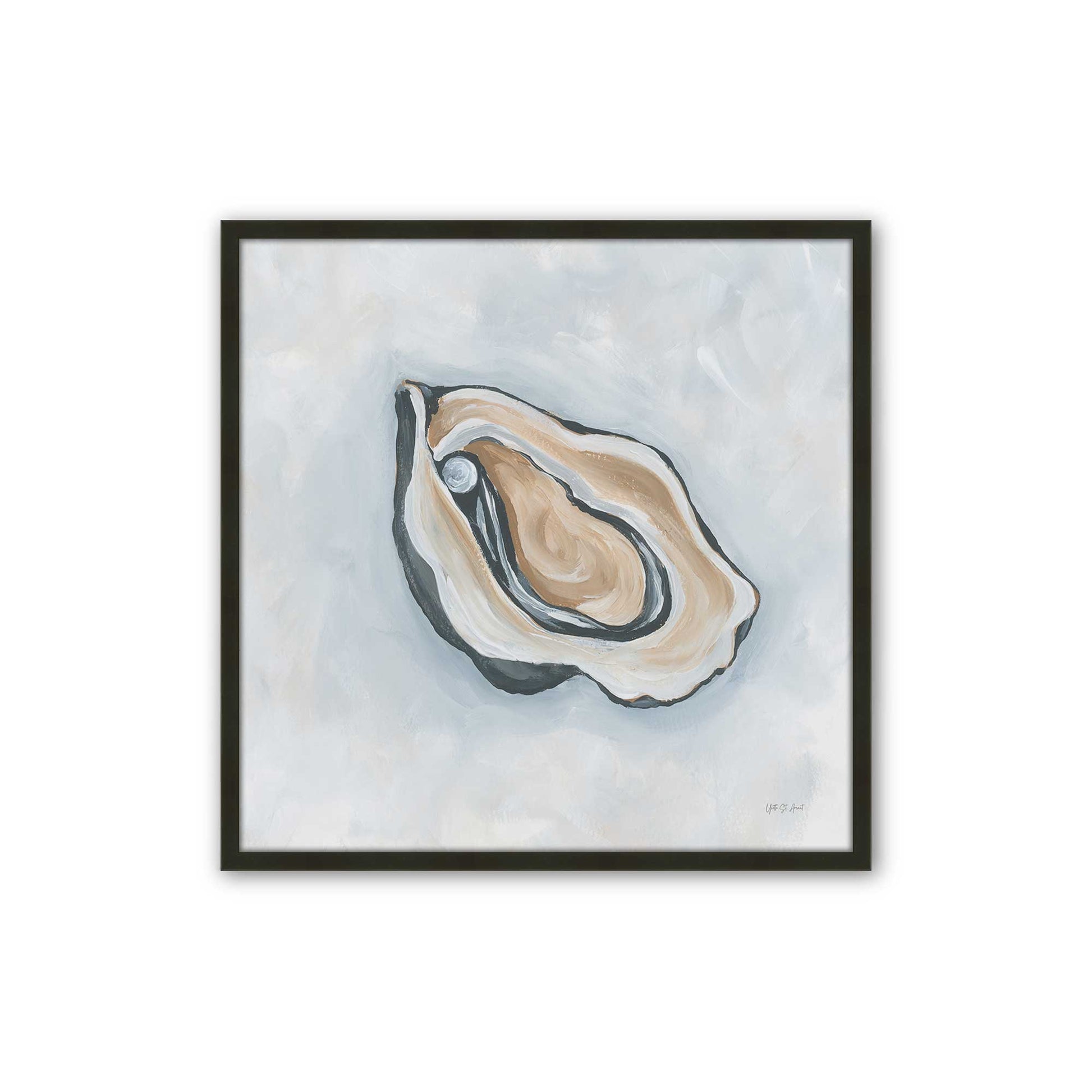 [Color:Satin Black], Picture of art in a Satin Black frame