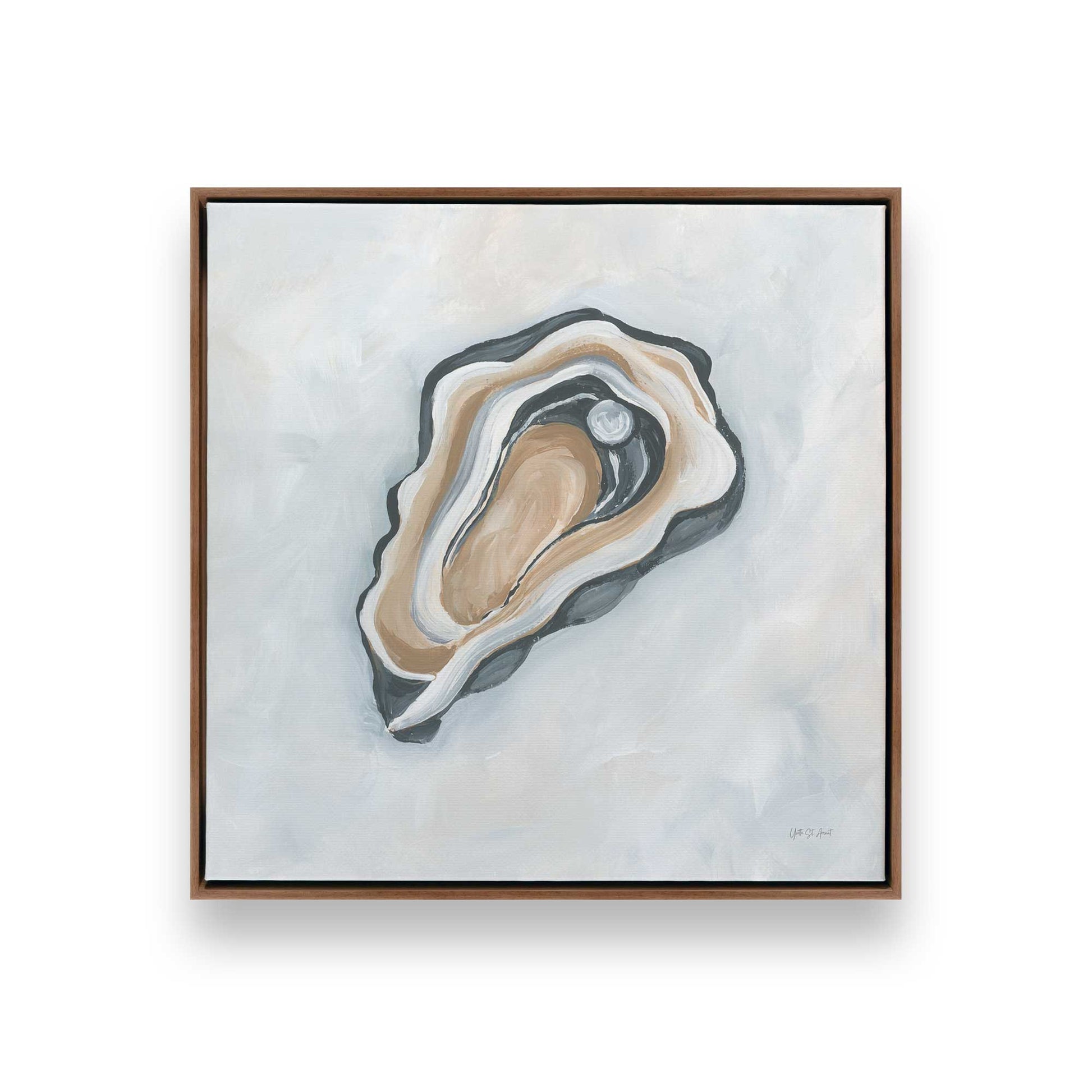 [Color:Walnut], Picture of art in a Walnut frame