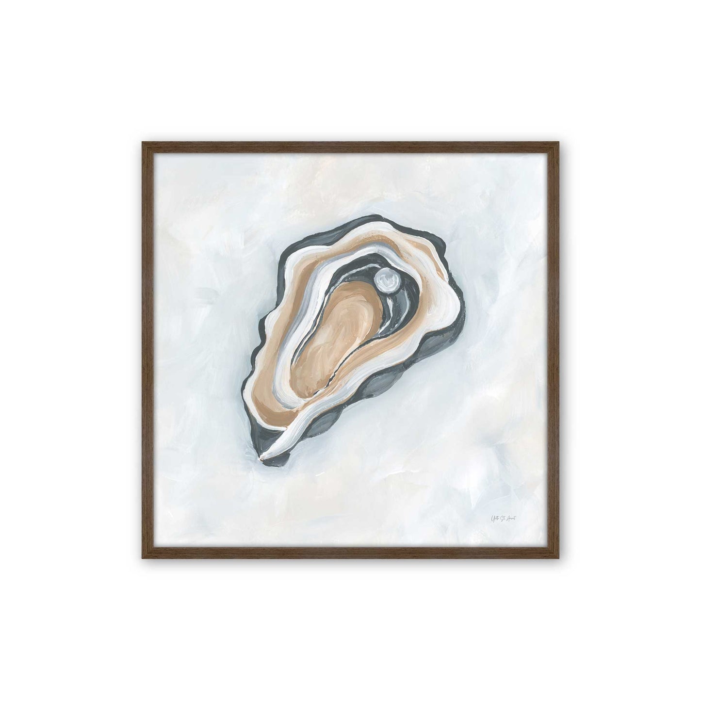 [Color:Walnut], Picture of art in a Walnut frame