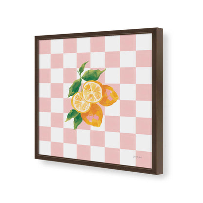 [Color:Espresso], Picture of art in a Espresso frame of the corner