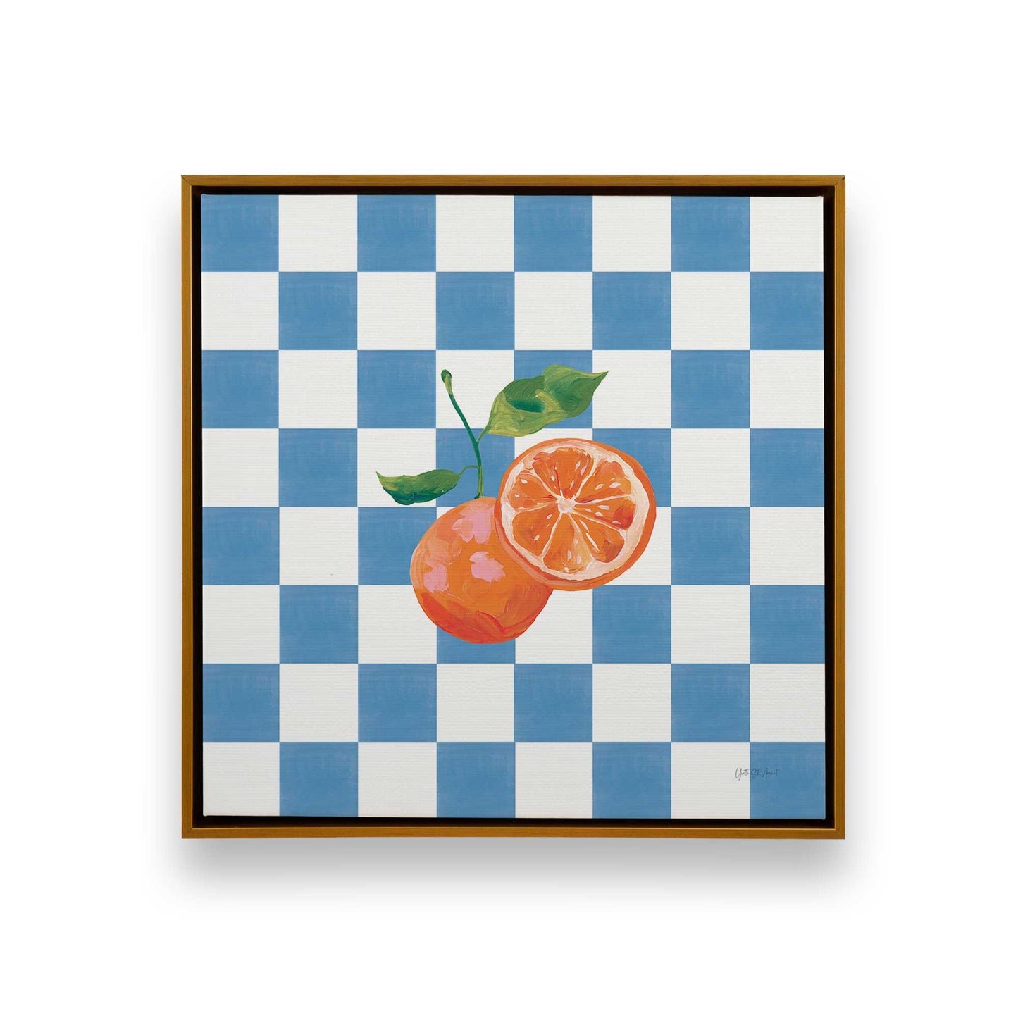[Color:Polished Gold], Picture of art in a Polished Gold frame
