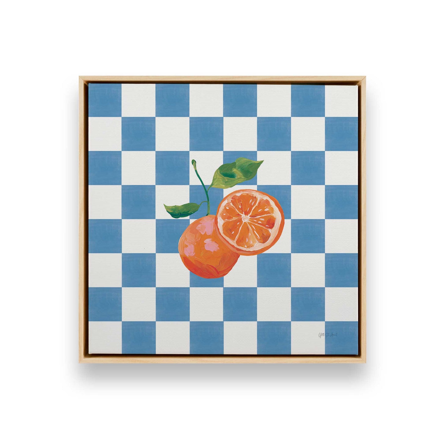 [Color:American Maple], Picture of art in a American Maple frame