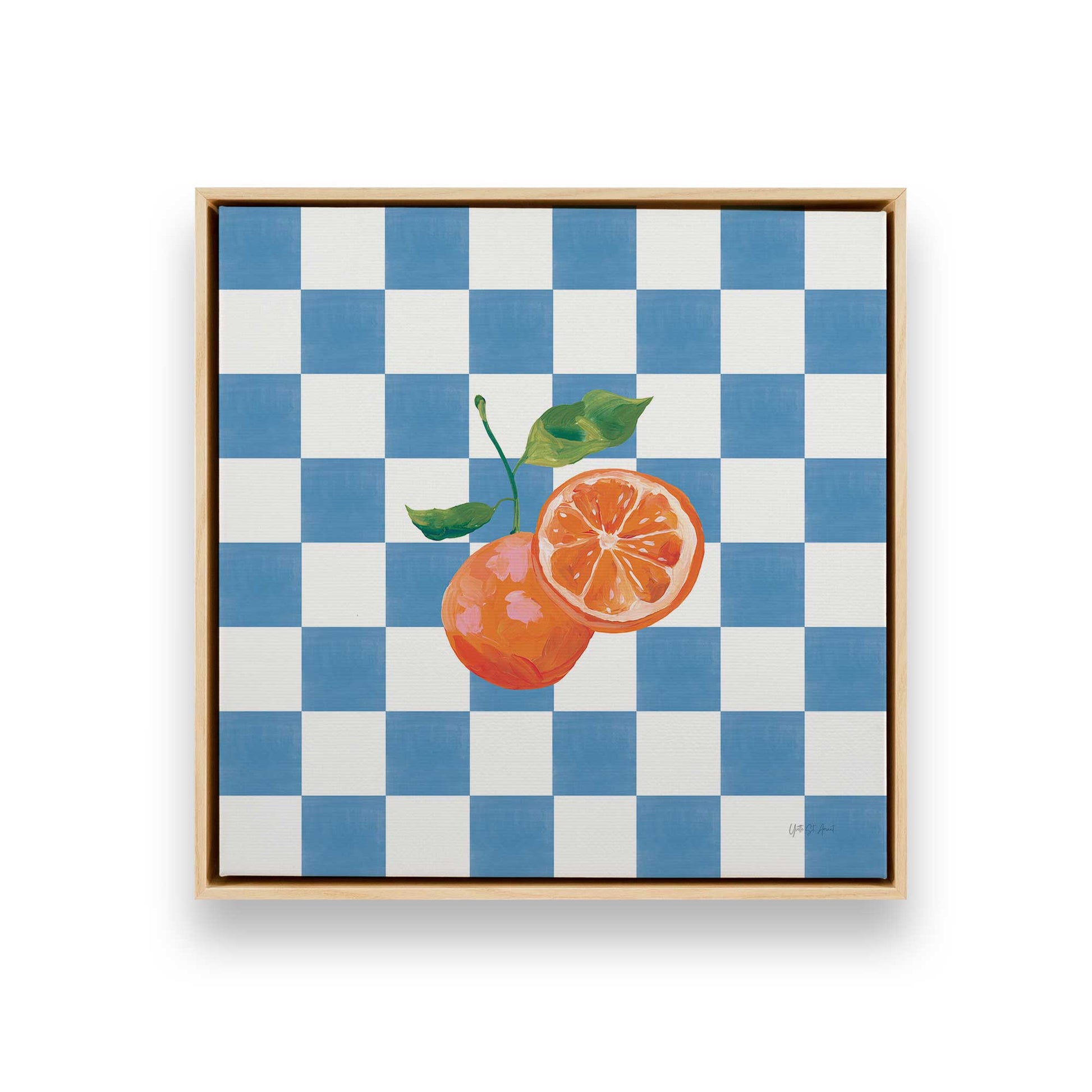 [Color:American Maple], Picture of art in a American Maple frame