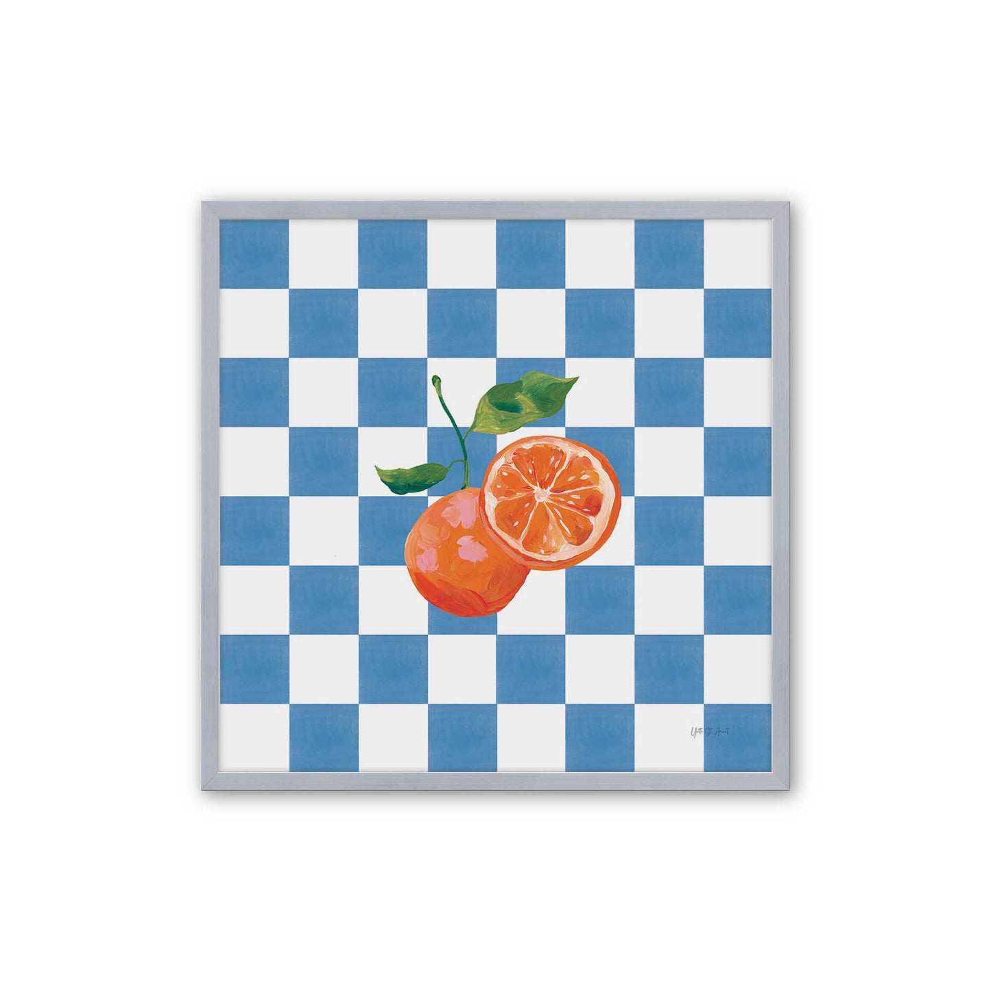 [Color:Polished Chrome], Picture of art in a Polished Chrome frame