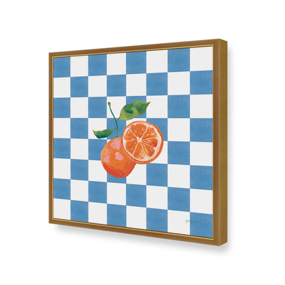 [Color:Polished Gold], Picture of art in a Polished Gold frame of the corner
