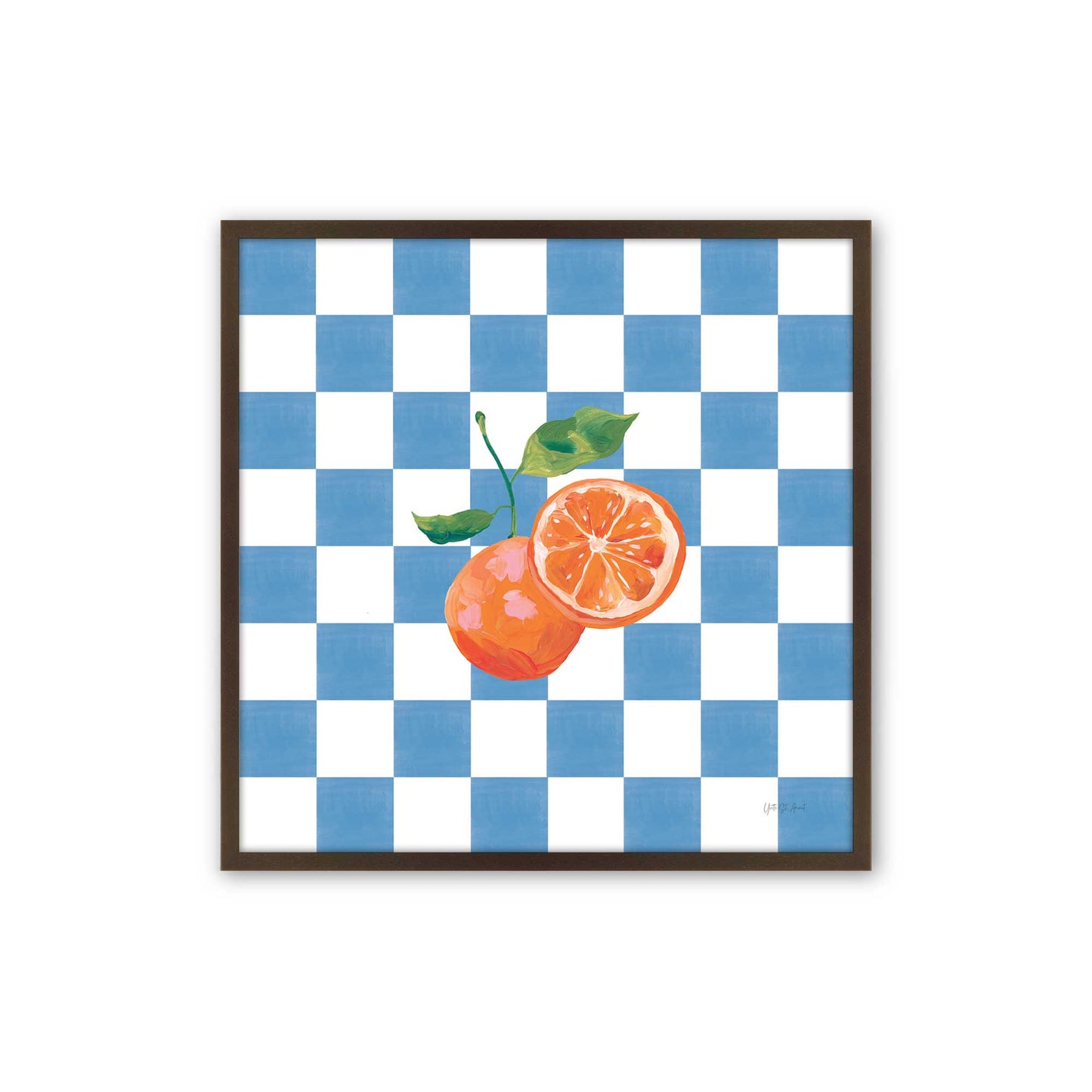 [Color:Espresso], Picture of art in a Espresso frame