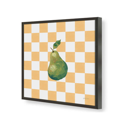 [Color:Satin Black], Picture of art in a Satin Black frame of the corner