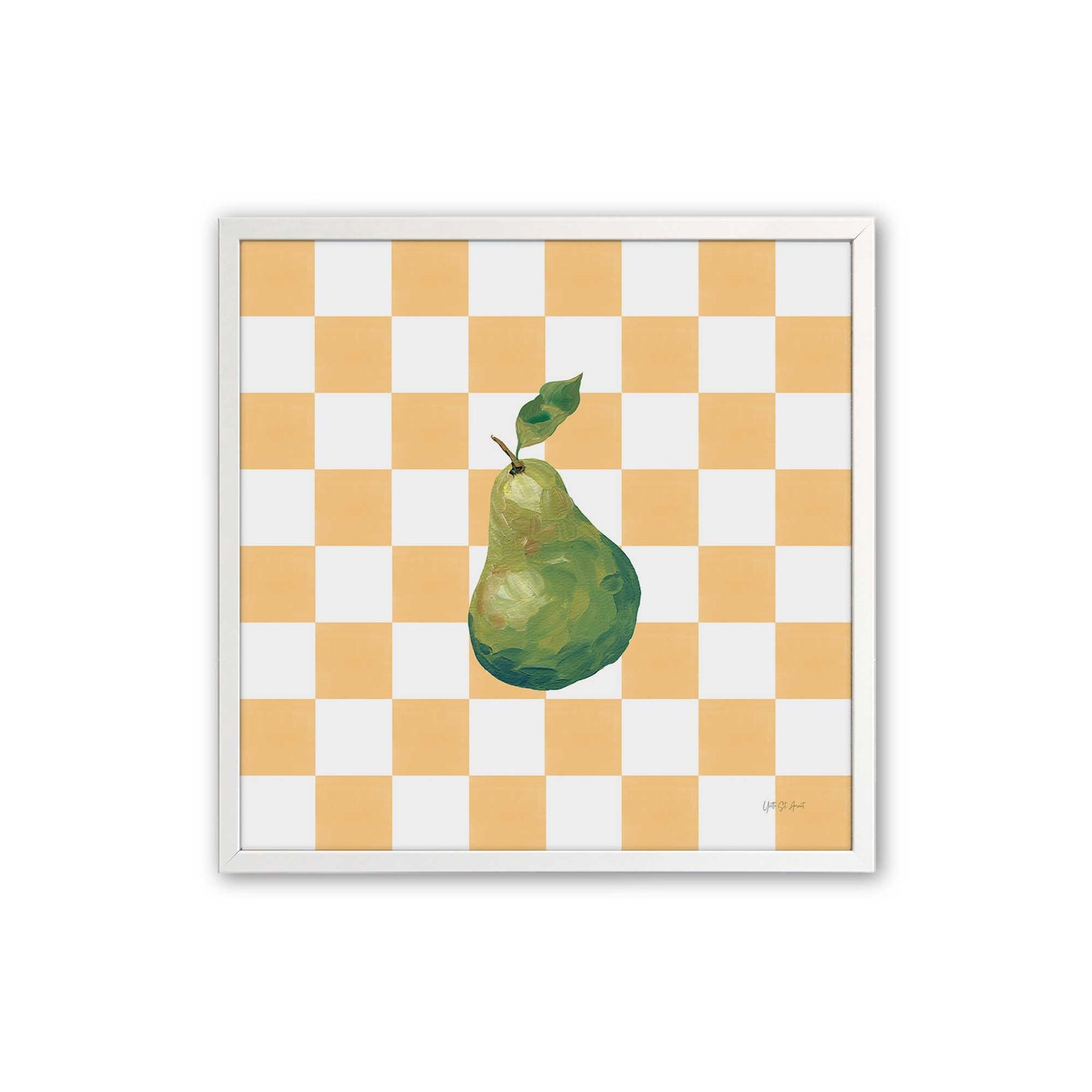 [Color:Opaque White], Picture of art in a Opaque White frame