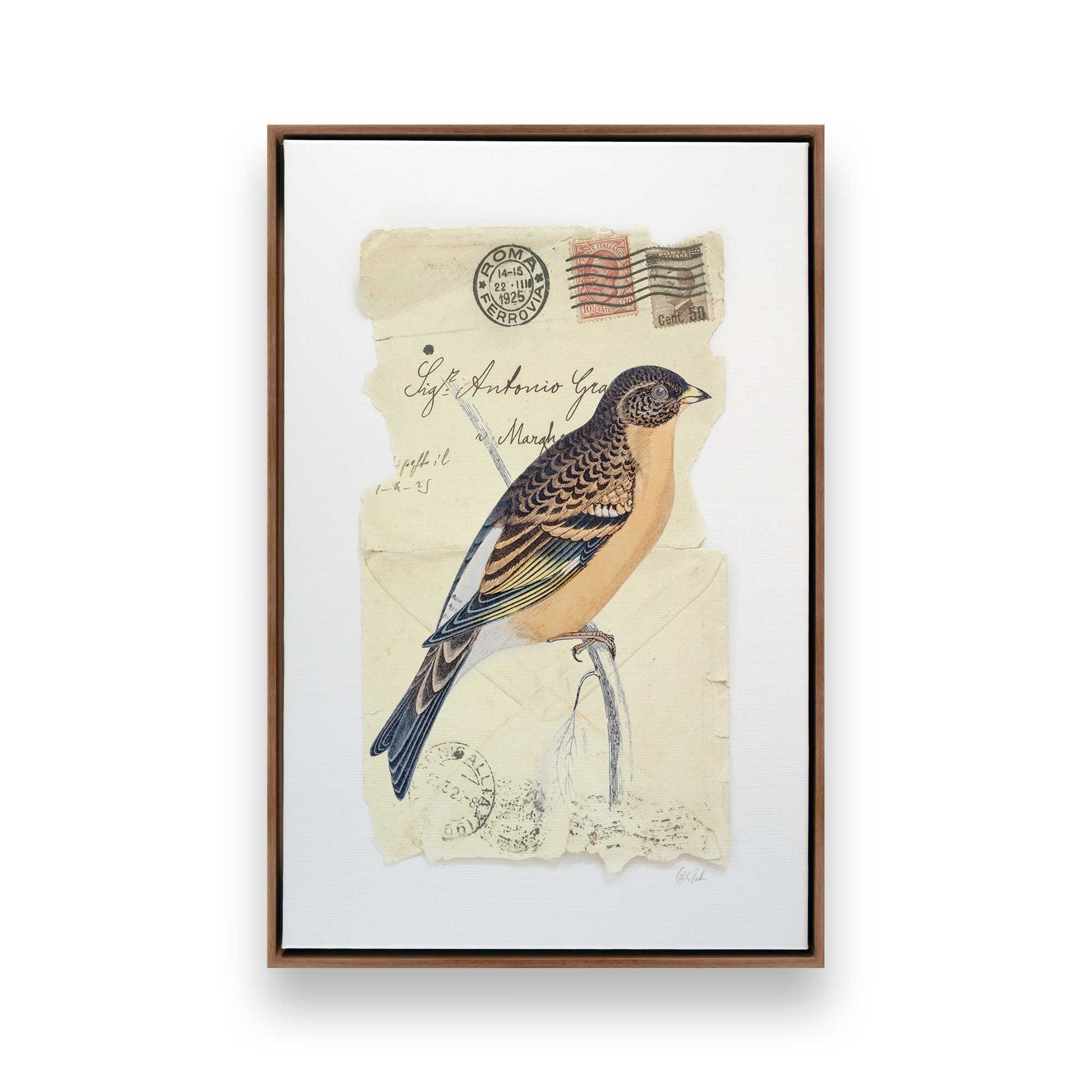 [Color:Walnut], Picture of art in a Walnut frame